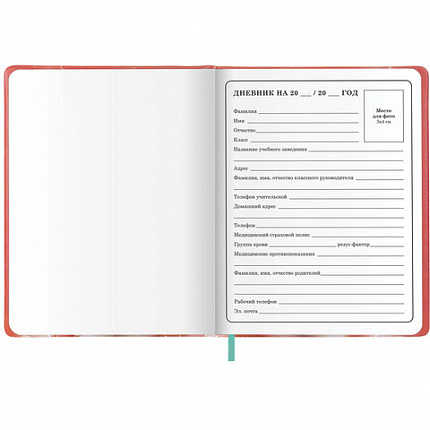 Дневник 1-4 класс 48л, кожзам (твердая с поролоном), печать, аппликация, ЮНЛАНДИЯ, Котик, 107224