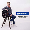 Рюкзак BRAUBERG OPTIMA, 2 отделения, с брелоком, "Держись подальше", СВЕТЯЩИЙСЯ, 36х27х18 см, 271361