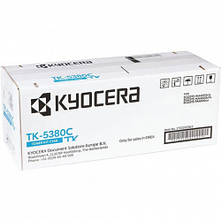 Тонер-картридж KYOCERA (TK-5380C) ECOSYS PA4000cx/MA4000cix/MA4000cifx, голубой, ресурс 10000 страниц, оригинальный, 1T02Z0CNL0