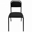 Стул для посетителей РС42, черный каркас, ткань черная