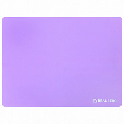 Настольное покрытие BRAUBERG для труда и творческих занятий, силикон, фиолетовое, 30х40 см, 273375, 272375
