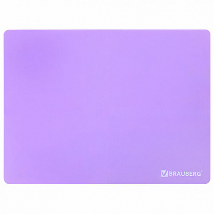 Настольное покрытие для труда и творческих занятий, силикон, BRAUBERG, фиолетовая, 30х40 см, 272375