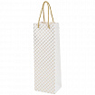 Пакет подарочный под бутылку (1 штука), 13х9x36 см (B), "Leather Bottle Bag", ассорти, ЗОЛОТАЯ СКАЗКА, 700802