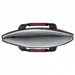 Сумка портфель HEIKKI PERSPECTIVE (ХЕЙКИ) с отделением для ноутбука 15,6", бордовая, 28х39х3 см, 272596