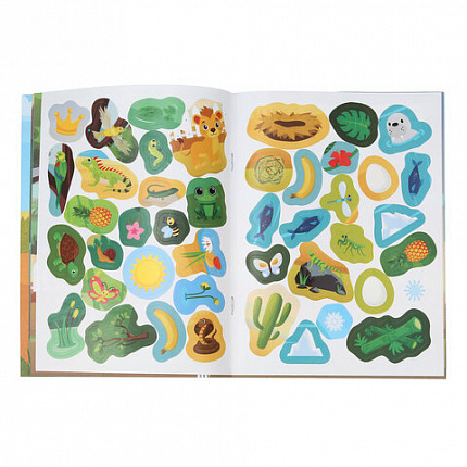 Книжка с наклейками "НАКЛЕЙКИ МАЛЫШАМ", ассорти, 162х215 мм, 16 страниц, УМКА