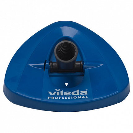 Швабра с отжимом и ведром 10л VILEDA PROFESSIONAL "УльтраСПИН Мини", отжим с педалью, насадка, синий 158010