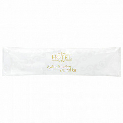 Зубной набор КОМПЛЕКТ 300 шт., HOTEL, (зубная щётка + зубная паста 4 г) саше, флоупак, 24865