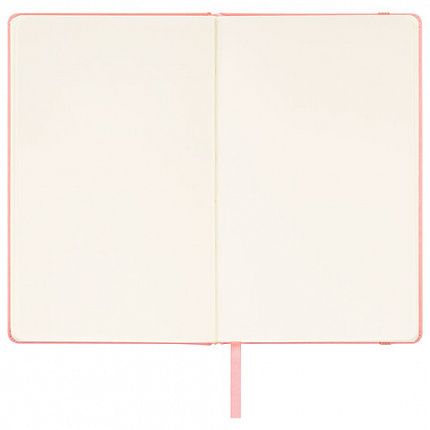 Скетчбук, слоновая кость 140 г/м2 130х210 мм, 80 л., КОЖЗАМ, резинка, BRAUBERG ART CLASSIC, пастель розовый, 116878