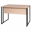 Стол BRABIX "SMART CD-019", 1180х600х770 мм, ЛОФТ, металл/ЛДСП ясень шимо светлый, каркас черный, 641947