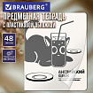 Тетрадь предметная КОТ-НЕПОСЕДА 48 л., пластиковая обложка, АНГЛИЙСКИЙ ЯЗЫК, клетка, подсказ, BRAUBERG, 405529