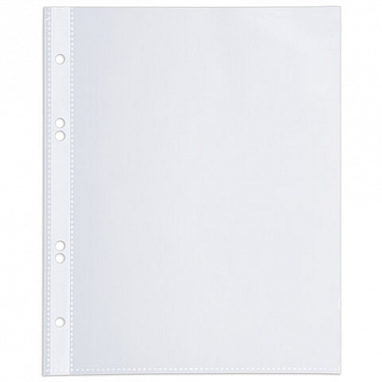 Папки-файлы МАЛОГО ФОРМАТА (148х210 мм), А5, ВЕРТИКАЛЬНЫЕ, КОМПЛЕКТ 100 шт., 35 мкм, BRAUBERG, 221714