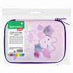 Пенал BRAUBERG KIDS большой удобный с откидной планкой, EVA, 22х15х4 см, "Dreamy clouds", 273507