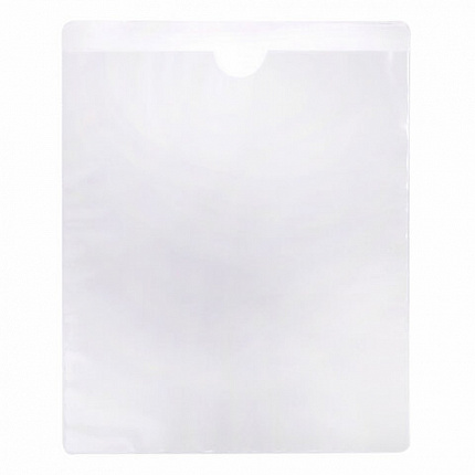 Карманы самоклеящиеся на любую поверхность ФОРМАТ А5 165х215 мм, КОМПЛЕКТ 10 шт., STAFF, 270571