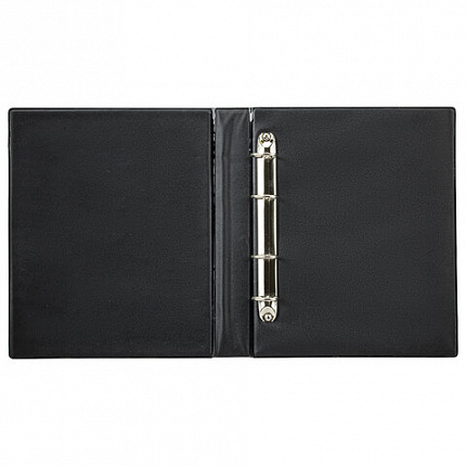 Альбом нумизмата без листов "OPTIMA", 230х270 мм, на кольцах, ПВХ, черный, STAFF, 238076