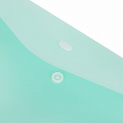 Папка-конверт с кнопкой А4, КОМПЛЕКТ 5 шт., пастельные цвета ассорти, BRAUBERG "PASTEL", 0,18 мм, 272866