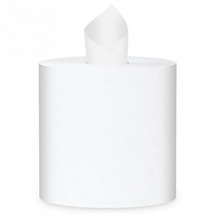 Полотенца бумажные с центральной вытяжкой 120 м, PROtissue (M1) COMFORT, 1-слойные, белые, КОМПЛЕКТ 12 рулонов, С194, C194