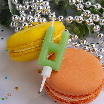 Свечи-буквы для торта "С Днем рождения", 13 шт., 4 см, с держателями, ЗОЛОТАЯ СКАЗКА, 591461