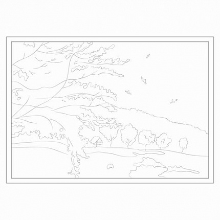 Папка для акварели С ЭСКИЗОМ, БОЛЬШАЯ А3, 10 л., 200 г/м2, 297х420 мм, BRAUBERG, 110065, 111065