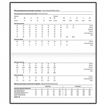 Планинг-еженедельник недатированный (165х90 мм) STAFF, твердая обложка, УФ-ЛАК, 64 л., "Pastel", 113511