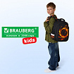 Ранец BRAUBERG KIDS STANDARD, 2 отделения, "Лава-мяч", объемный дизайн, 36х28х14 см, 273147