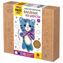 Набор для творчества "Валяние из шерсти", брелок, АССОРТИ, 10КОР