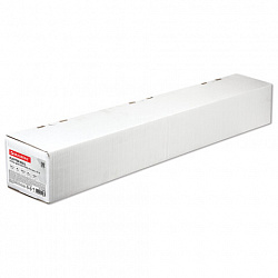 Бумага широкоформатная рулон для плоттера, 914 мм х 45 м х втулка 50,8 мм, 90 г/м2, белизна CIE 146%, BRAUBERG, 110450