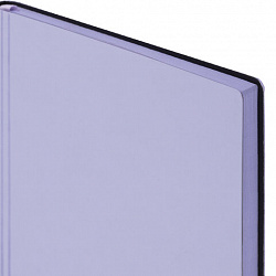 Блокнот А5 138x213мм BRAUBERG "Personal", под кожу, 80 листов, клетка, лавандовый, 116610