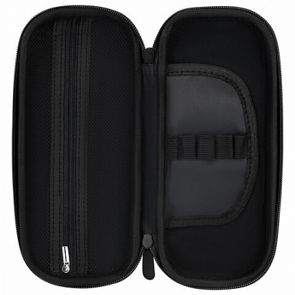 Пенал ЮНЛАНДИЯ, 1 отделение, 1 откидная планка, карман, EVA покрытие soft-touch, 22х10х5 см, "Fiery Road", 273187