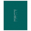 Тетрадь А5, 96 л., HATBER-ECO, скоба, офсет №2, ЭКОНОМ, клетка, обложка картон, PURE colour, "Малахит", 092126, 96Т5C1_34815