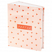 Фотоальбом BRAUBERG "Pink hearts" на 100 фото 10х15 см, твердая обложка, 391436