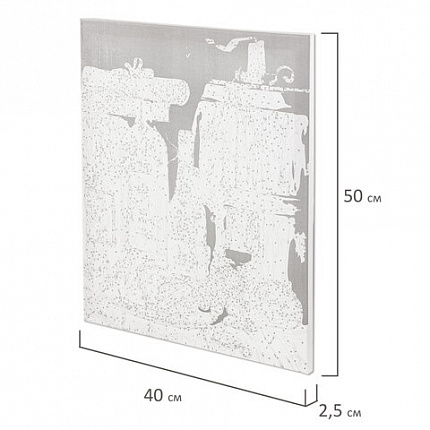 Картина по номерам 40х50 см, ОСТРОВ СОКРОВИЩ "Винный погребок", на подрамнике, акриловые краски, 3 кисти, 662492