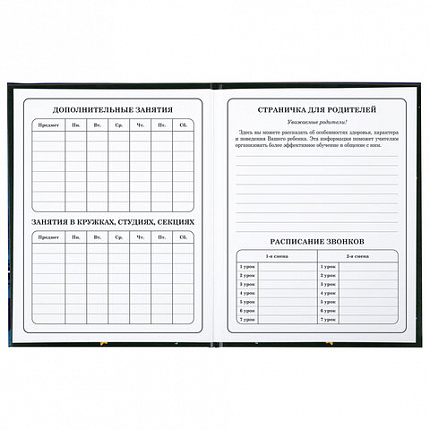 Дневник 1-4 класс 48 л., твердый, BRAUBERG, глянцевая ламинация, с подсказом, "CATS & DUCK", 106831