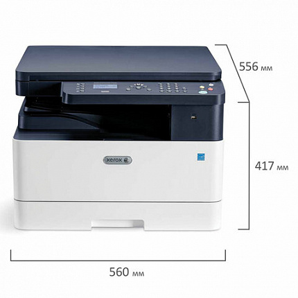 МФУ лазерное XEROX B1022dn "3 в 1", А3, 22 стр./мин., 50 000 стр./мес., ДУПЛЕКС, сетевая карта, B1022V_B