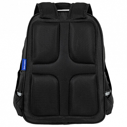 Рюкзак BRAUBERG SOFT, 2 отделения, 3 кармана, "Dark night", СВЕТООТРАЖАЮЩИЙ ПРИНТ, 40х31х15 см, 273119