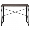 Стол на металлокаркасе BRABIX "LOFT CD-002", 1000х500х750 мм, складной, цвет морёный дуб, 641212