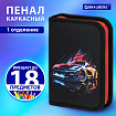 Пенал BRAUBERG, 1 отделение, полиэстер, 21х14 см, "Neon drift", 272329