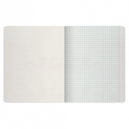 Тетрадь А5 48 л. АЛЬТ скоба, клетка, глянцевый лак, "Газета" (5 видов), 7-48-1146