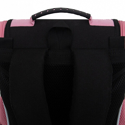 Ранец GRIZZLY анатомическая спинка, с мешком для обуви, для девочек, "SPARKLING EYES", 33х25х13 см, RAm-584-4/1