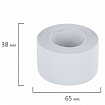 Клейкая лента бордюрная для ванны и кухни 38 мм х 3,2 м, белая, акриловая основа, WBZ (ВБЗ), 700430