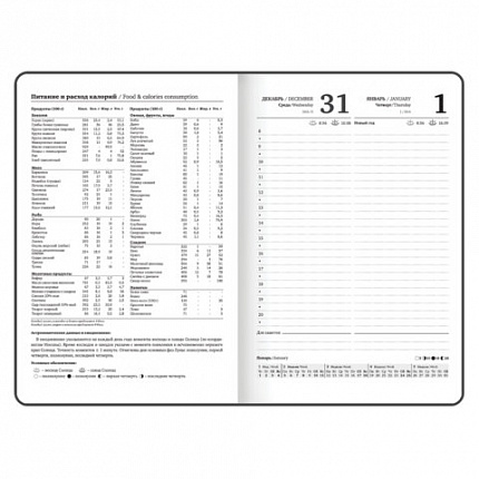 Ежедневник датированный 2026 с резинкой 145х203 мм, А5, BRAUBERG, твердый, "Безмятежность", 117336