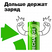Батарейки аккумуляторные GP ReCharge Ni-Mh пальчиковые КОМПЛЕКТ 2 шт., АА (HR6) 1000 mAh, 100AAHCV, 100AAHCV-2CRSB
