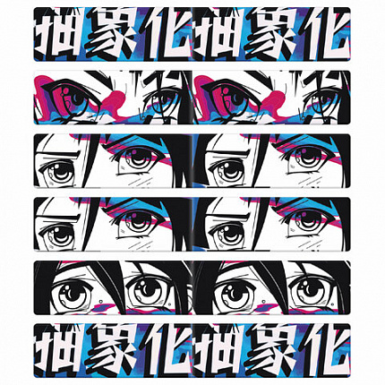 Закладки для книг МАГНИТНЫЕ, "АССОРТИ 5 ДИЗАЙНОВ МИКС", набор 6 штук, 60x20 мм, FUNSTER, 116652