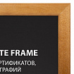 Рамка 21х30 см, дерево, багет 14 мм, BRAUBERG "Elegant", мокко, акриловый экран, 391298