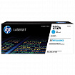 Картридж лазерный HP (W2121A) Color LaserJet M554/M555, №212A, голубой, оригинальный, ресурс 4500 страниц