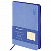 Ежедневник датированный 2026 А5 138x213 мм, BRAUBERG "Metropolis Mix", под кожу, гибкий, голубой, 117444