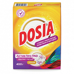 Стиральный порошок для всех типов стирки и тканей 400 г, DOSIA/LORCAN "Color", 3265602