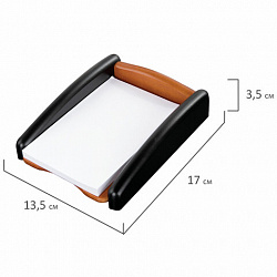 Набор настольный GALANT "Cayman" из дерева, 6 предметов, цвет "светлое дерево/чёрный", 238159