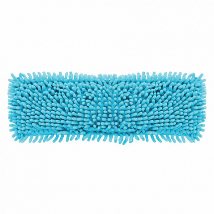 Насадка МОП плоская для швабры/держателя 40 см, карманы (ТИП К), микрофибра букли/синель, ворс 2 см, LAIMA, 603119