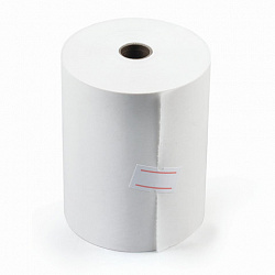 Чековая лента ТЕРМОБУМАГА 80 мм (диаметр 74-76 мм, длина 60 м, втулка 12 мм) КОМПЛЕКТ 6 шт., STAFF, 110449