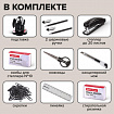 Канцелярский набор BRAUBERG "Богемия", 10 предметов, черный, 236951